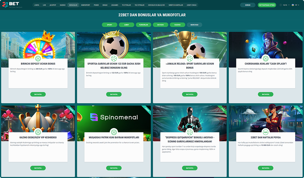 22Bet bukmeker 22Bet bukmeker